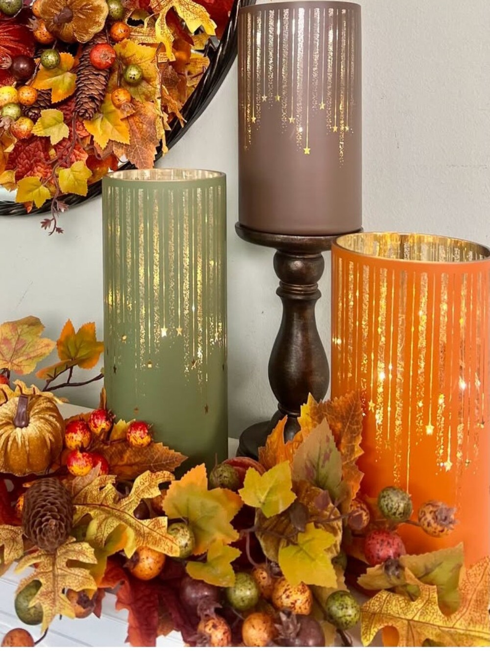 Harvest Berry & Leaf Garland- 4ft Long, By Valeri/QVC..NEW ....ITEM IN BOX - Picture 7 of 12